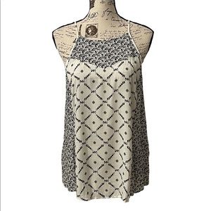 Lucky Brand Black and White Halter